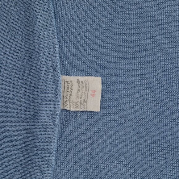 ? (West Germany) Vintage Cold War Fleece Knit Full Zip Jacket : M - Picture 6 of 6